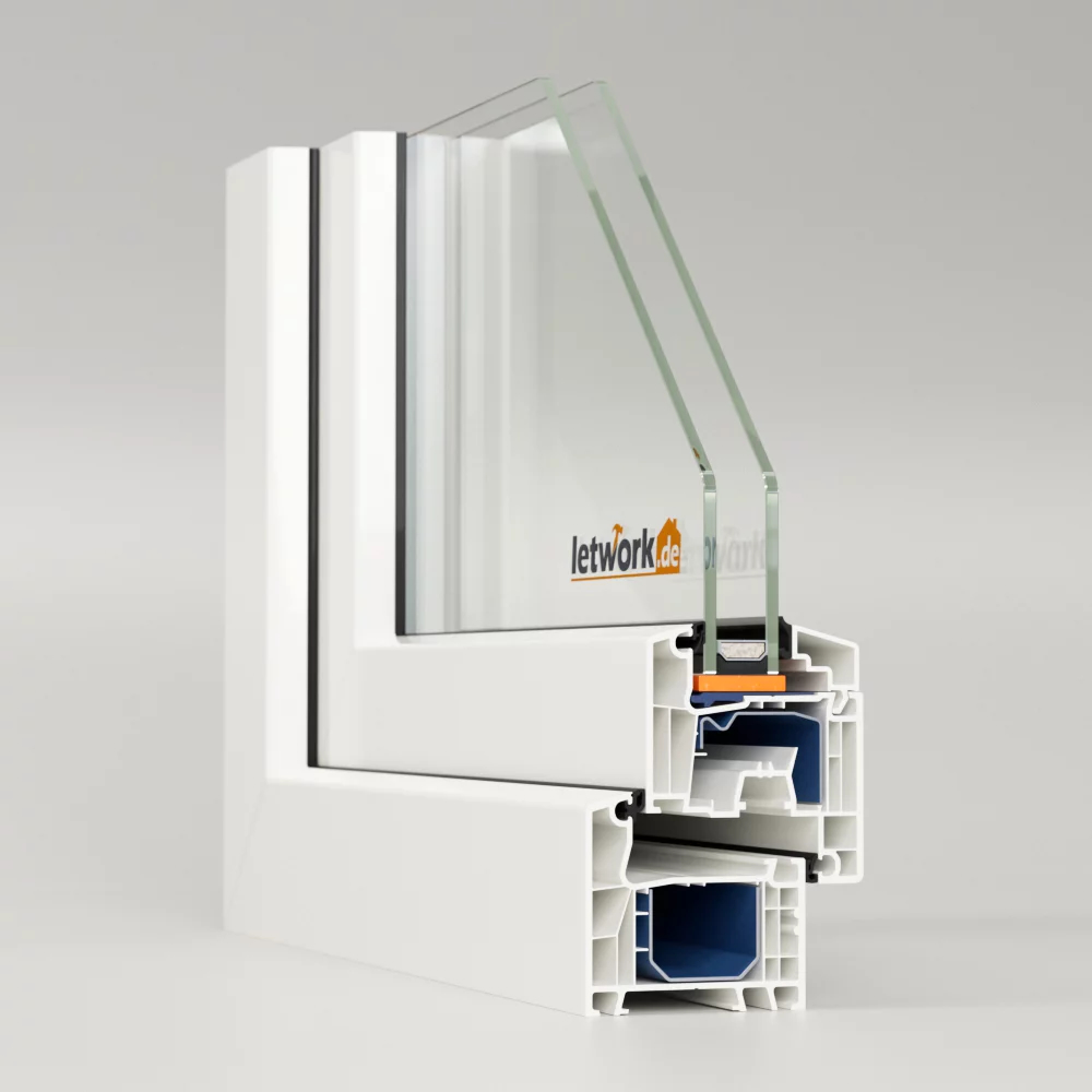 Kunststofffenster Aluplast Ideal 4000 (Letwork)