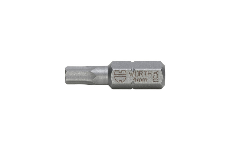 Bit Innensechskant C 6,3 (1/4 Zoll) mit patentiertem POWERDRIV® -Antrieb