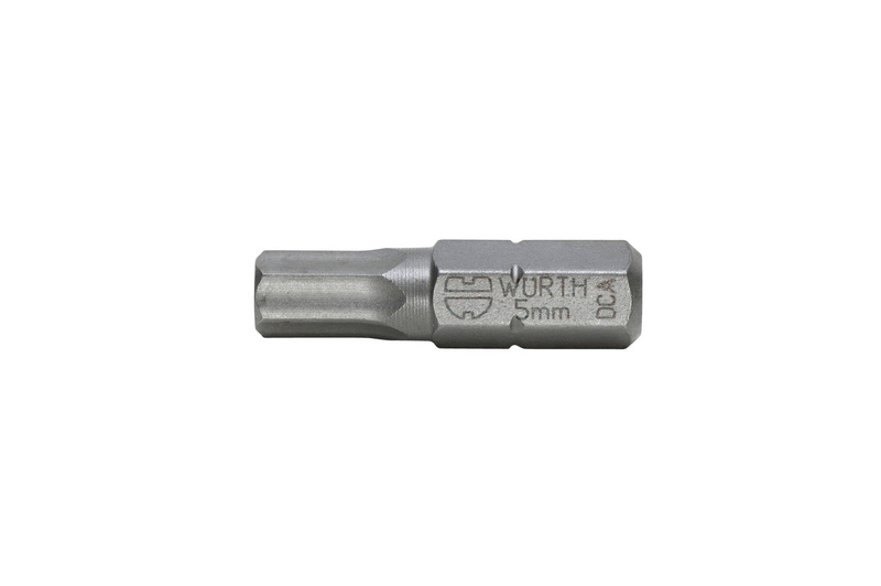 Bit Innensechskant C 6,3 (1/4 Zoll) mit patentiertem POWERDRIV® -Antrieb