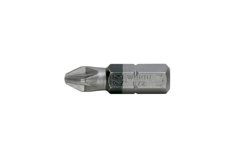 Bit Kreuzschlitz PZ C 6,3 (1/4 Zoll) PZ2 für Pozidriv-Schrauben