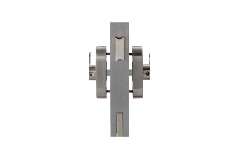 Türdrücker A 806 auf Ovalrosette TD-A2-A806-OVAL-ROS-L/R-MATT