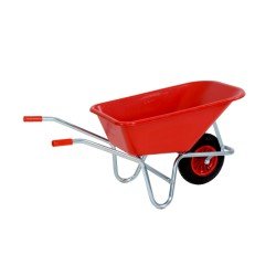 Schubkarre SHUBKARRE-ROT-LUFTRAD-100LTR