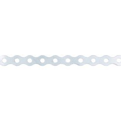 Montagelochband gewellt ohne Randlochung 12 mm