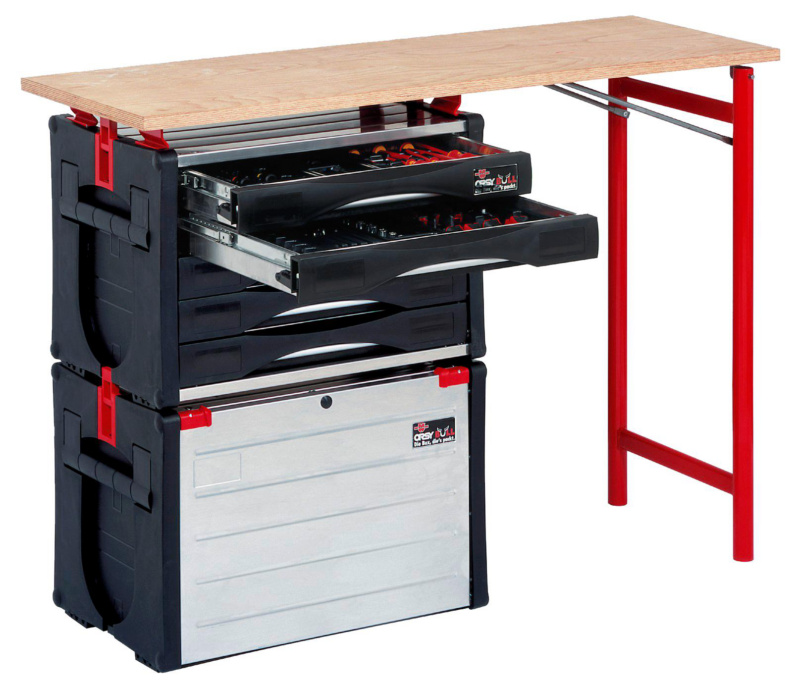 ORSY® BULL Arbeitsplatte Serie 5 mit integriertem Klappfuß