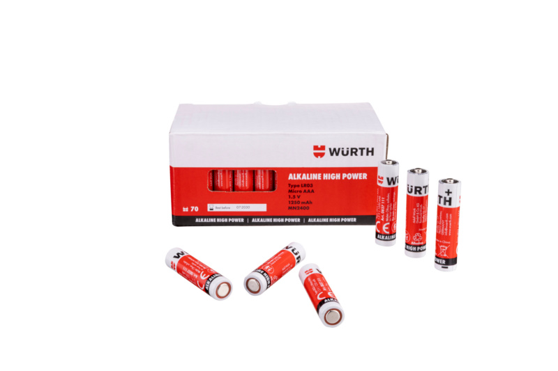 Batterie High Power BATT-ALKALI-AAA-MICRO-LR03-1,5V