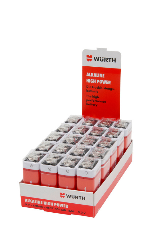 Batterie High Power BATT-ALKALI-(E-BLOCK)-6LR61-9V