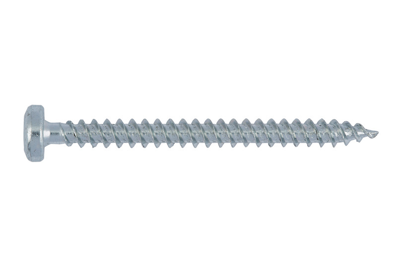 ELMO®  Speed Schraube 4,5x45 Stahl verzinkt, blau, RW-Schlitz-Antrieb